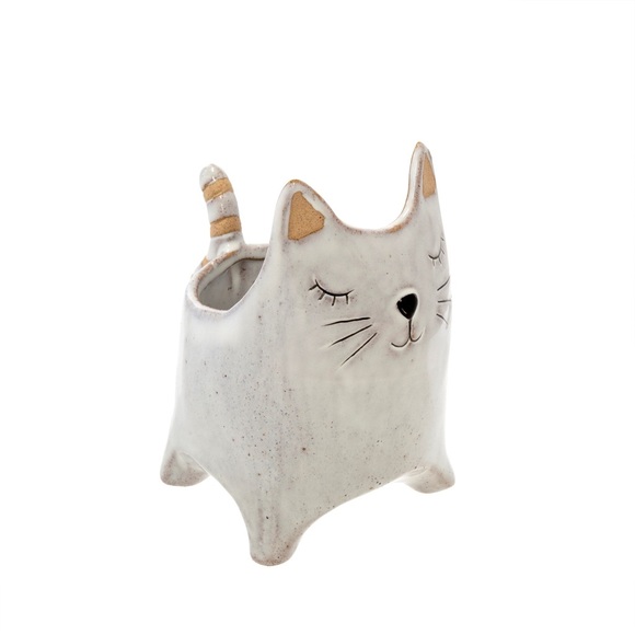 Kitty cat planter pot 5.5” - Picture 2 of 2